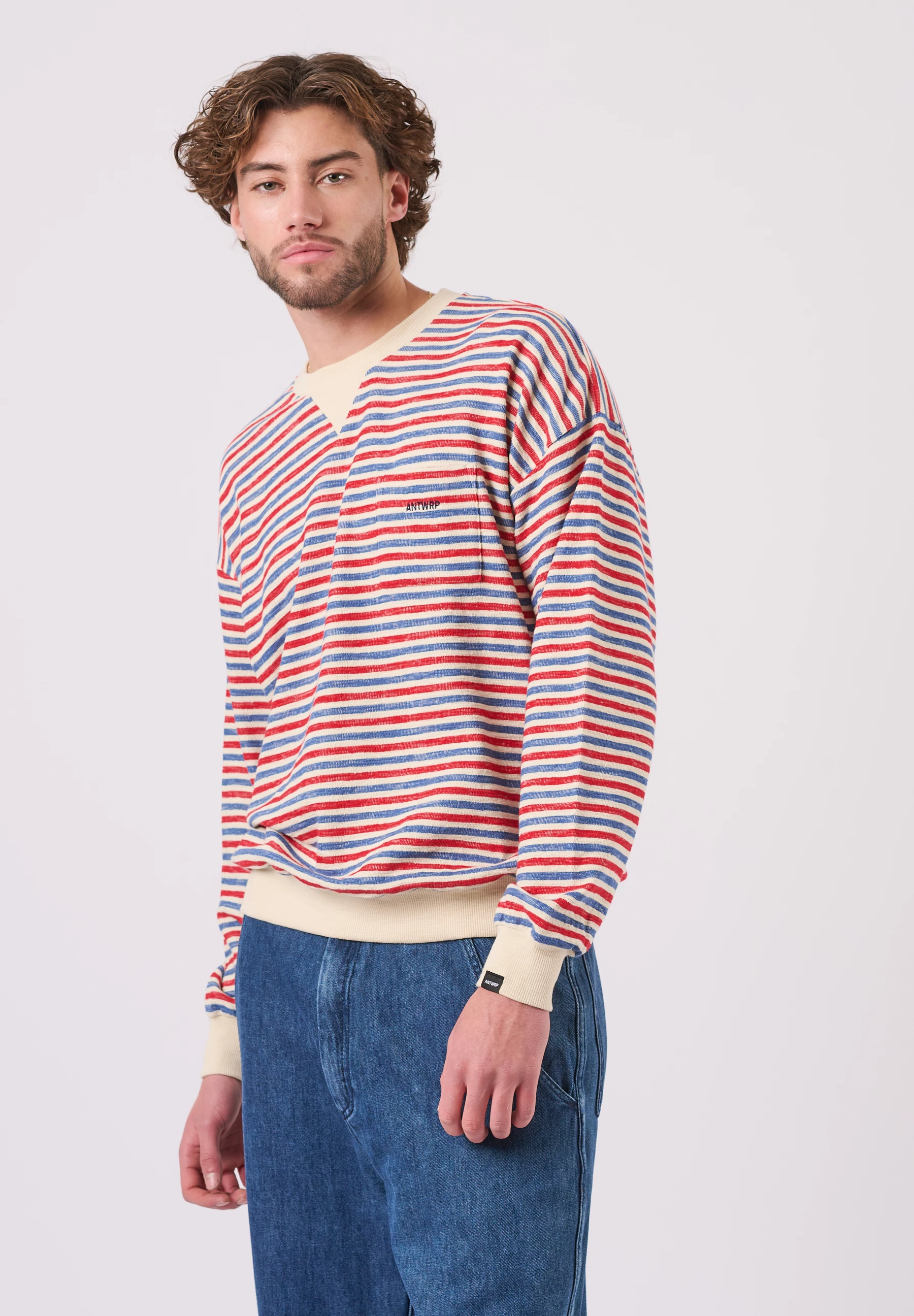 Striped Sweater - Straight Fit